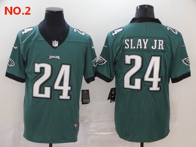 Men's Philadelphia Eagles #24 Darius Slay Jr Jersey NO.2;